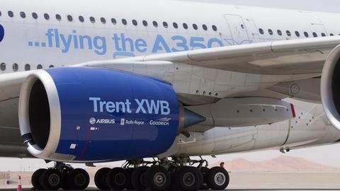 A380 engine testing flight test bed