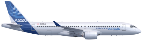 A220-300 rendering 
