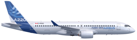 A220-300 rendering A220-300 rendering