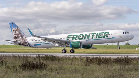 Frontier Airlines aircraft Frontier Airlines aircraft