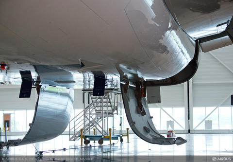A330 in maintenance