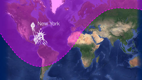 A321XLR New York range map A321XLR New York range map