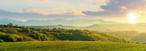 landscape hills illustration
