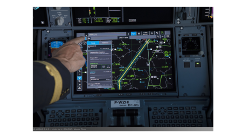 TouchScreen A350XWB Cockpit