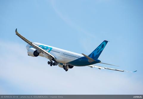 A330-900 taking off