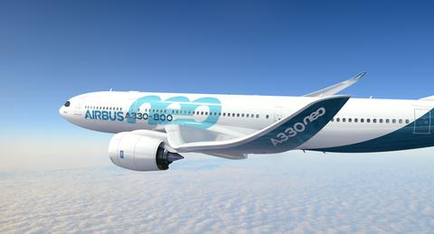 A330neo in-flight