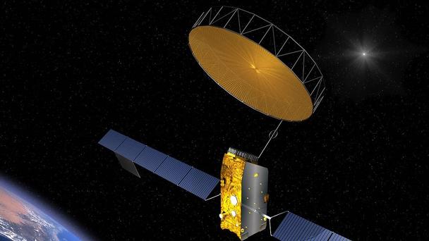 Satellite and earth Satellite and earth