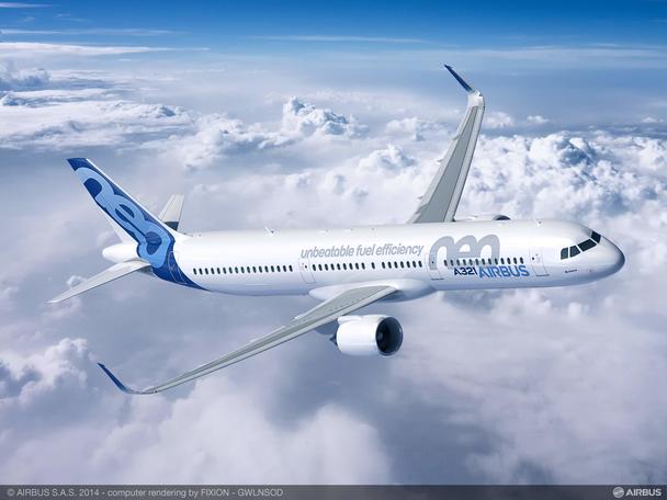 A321neo in flight A321neo in flight