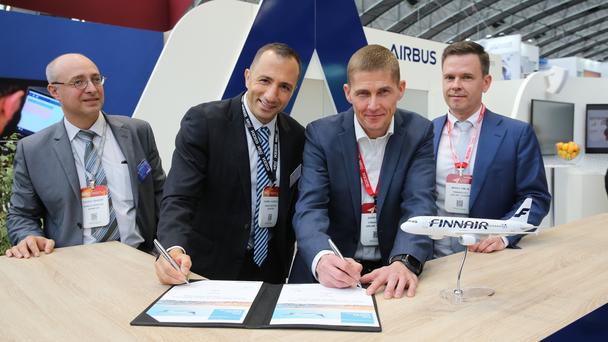 Airbus and Finnair sign FHS contract at MRO Europe 2021 Airbus and Finnair sign FHS contract at MRO Europe 2021