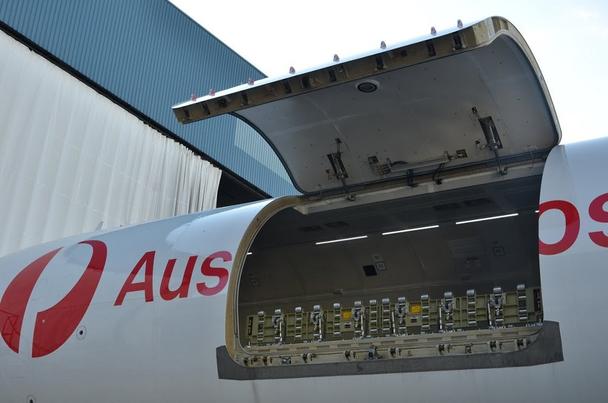 Australia Post A321P2F cargo door. ST engineering copyright Australia Post A321P2F cargo door. ST engineering copyright