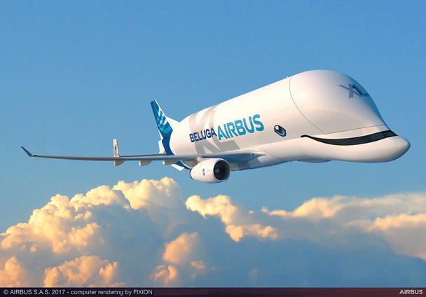 BelugaXL in flight BelugaXL in flight