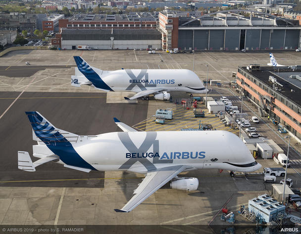 Initial two Airbus BelugaXL airlifters