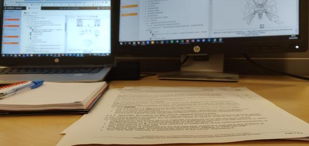 Paper and screen Paper and screen