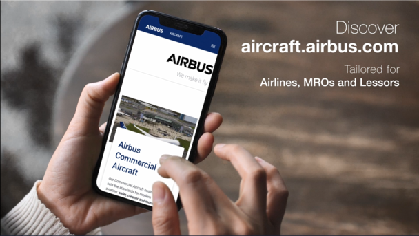 A new website for Airbus: aircraft.airbus.com