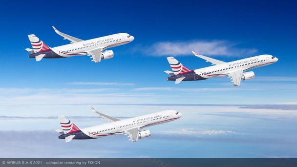 ACG A220-300, A320neo, A321XLR rendering ACG A220-300, A320neo, A321XLR rendering