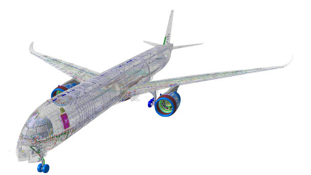 A350-1000 3D Digital Mock-Up 'DMU'