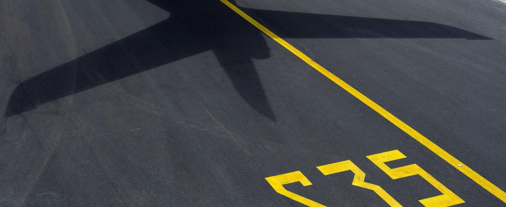 Aircraft Shadow Runway