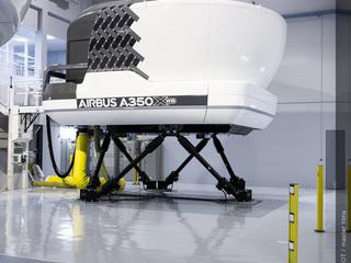 New A350 Full Flight Simulator In Airbus Europe Training Center 007