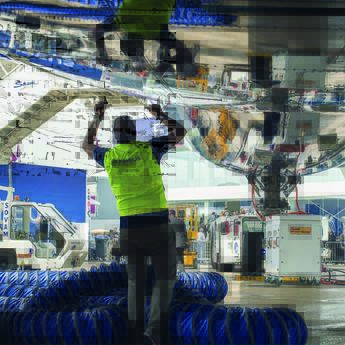 Maintenance technician working on an aircraft to ensure operational safety.