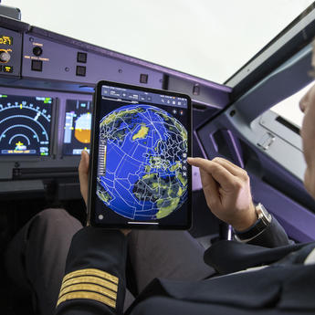 Pilot using Mission+