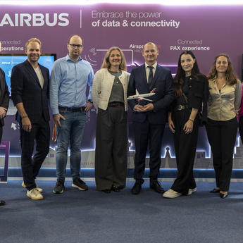 Czech Airlines & Smartwings on Airbus' stand during 2024 MRO Europe