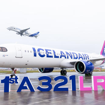 Icelandair first A321LR - delivery