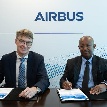 FHS contract signature Airbus and Ethiopian Airlines