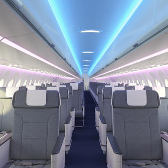 Airbus A220 cabin