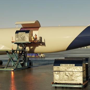 A350F door rendering