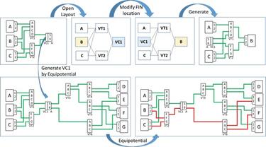 GenEWIS example of layout and equipotential functions GenEWIS example of layout and equipotential functions