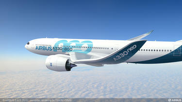 A330neo flying over the clouds A330neo flying over the clouds