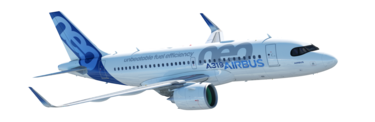 A319neo in flight