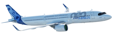 A321neo in flight