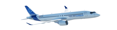 A220-300 in flight