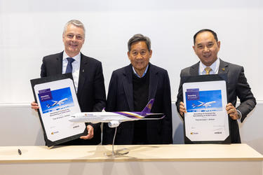 Airbus signs Letter of Intent with THAI to retrofit A350 fleet Airbus signs Letter of Intent with THAI to retrofit A350 fleet