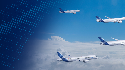 Airbus Aircraft Family in flight