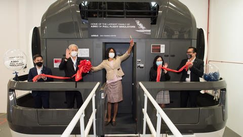 Inauguration of the 4th A350FFS at AATC