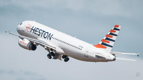 Heston Airlines - aircraft in fly