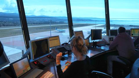 Air Corsica landing Ajaccio - RNP NAVBLUE