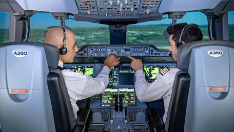 pilots in training