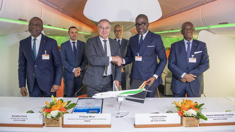 Airbus a330-delivery-to-air-cote-d-ivoire-signature