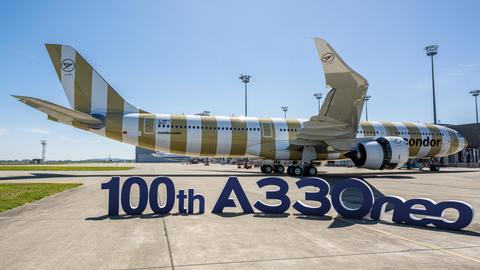 100th A330neo delivery