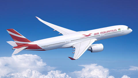 Mauritius A350 flying