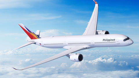 Philippines A350 flying