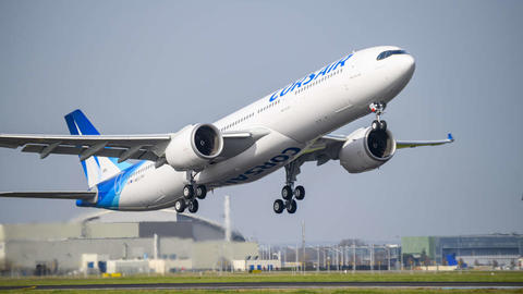 Corsair A330neo taking off