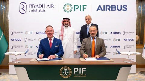 Riyadh Air places firm order for 60 Airbus A321neo Family aircraft
