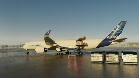 A350F loading - 3D render