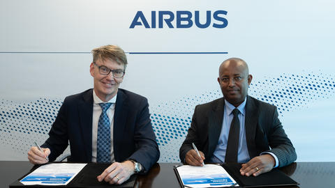 FHS contract signature Airbus and Ethiopian Airlines