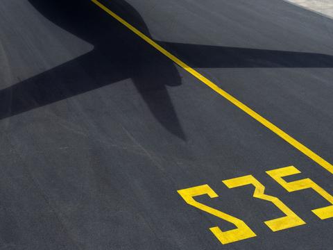 Aircraft Shadow Runway