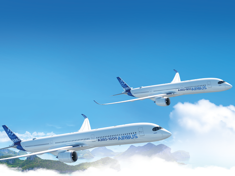a350 family in flight